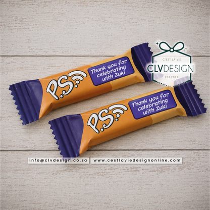 PERSONALISED PS CHOCOLATE (MIN QTY 10)
