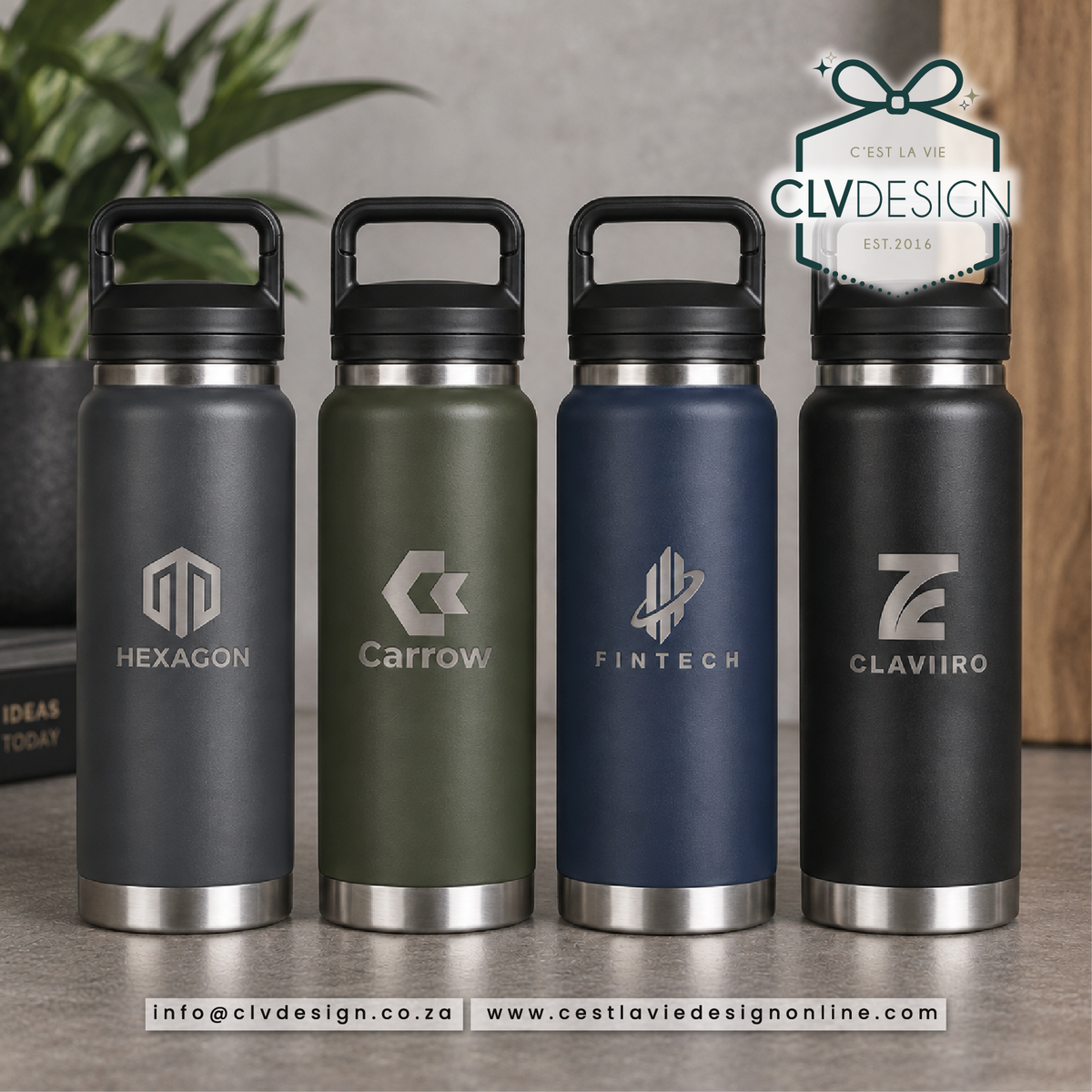 PERSONALISED URBAN TERRAIN NAMAQUA STAINLESS STEEL BOTTLE (780ML)