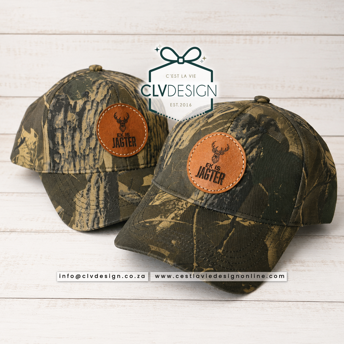 CAPS WITH LEATHER ENGRAVED PATCH (ADULTS)