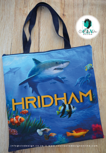LARGE CARRY TOTE (CUSTOM PRINTED)