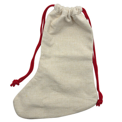 DRAWSTRING CHRISTMAS STOCKING
