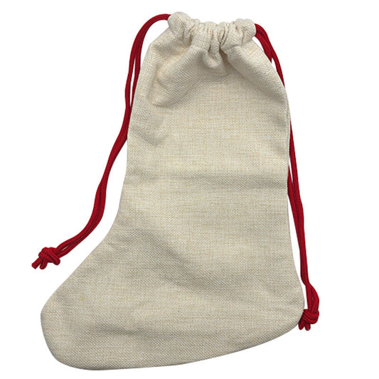 DRAWSTRING CHRISTMAS STOCKING