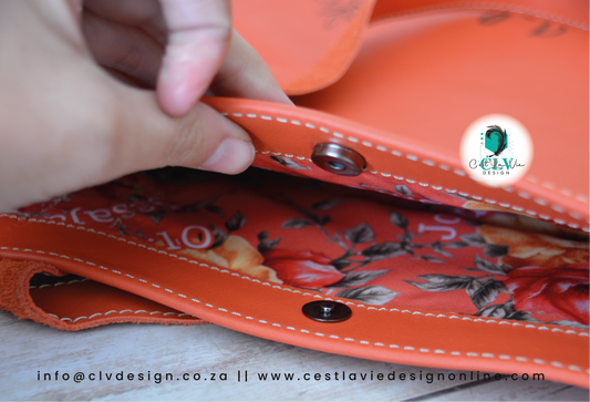 GENUINE LEATHER SHOPPER TOTE