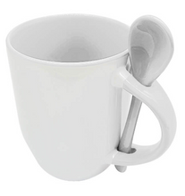 Load image into Gallery viewer, BULLET SHAPE MUG WITH SPOON