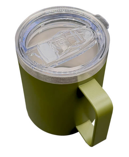 COATED STAINLESS STEEL COFFEE MUG