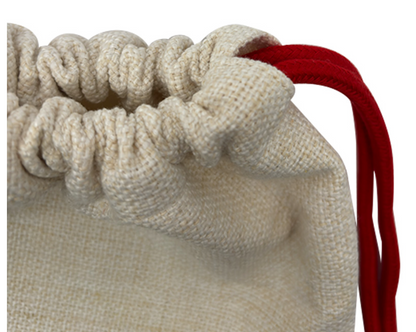 DRAWSTRING CHRISTMAS STOCKING