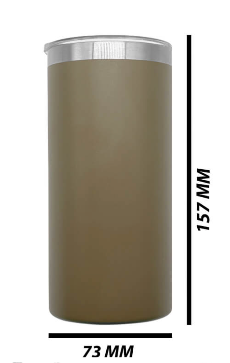 SKINNY STEEL STRAIGHT TUMBLER 440ML (ENGRAVED)