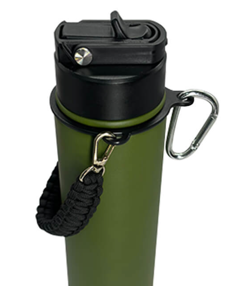 ENGRAVED STAINLESS STEEL ROPE BOTTLE (700ML)