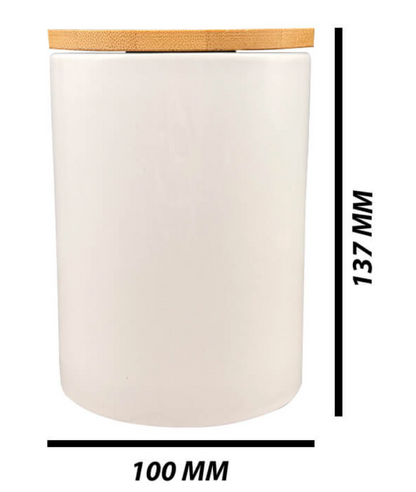 PRINTED CERAMIC JAR