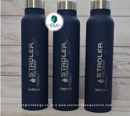 1L STEEL COATED BOTTLE (ENGRAVED)