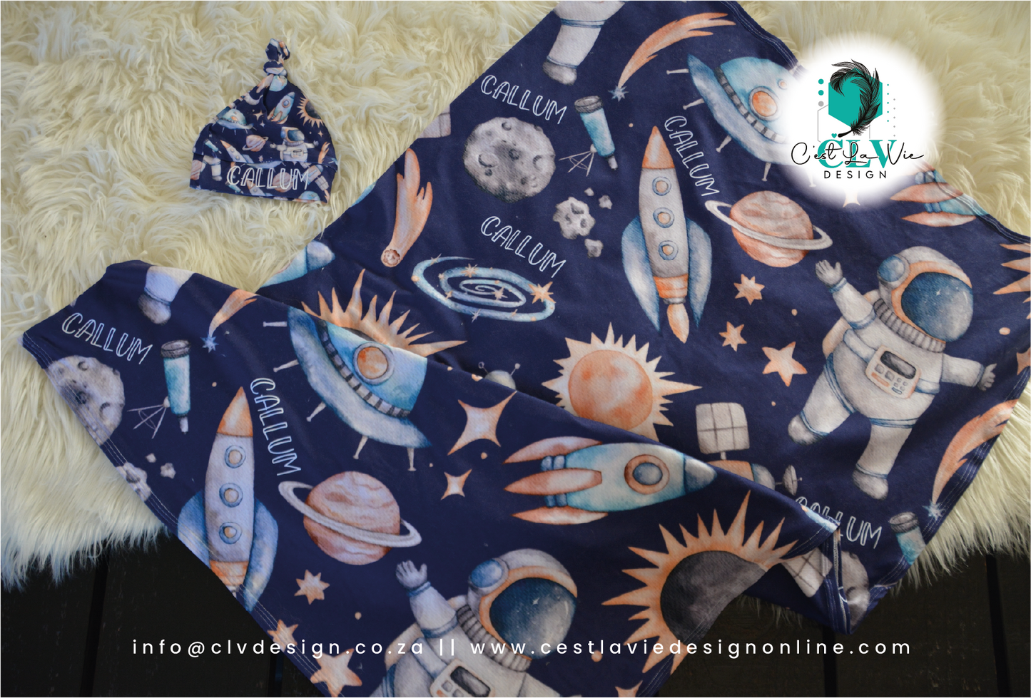 BABY PRINTED SWADDLE