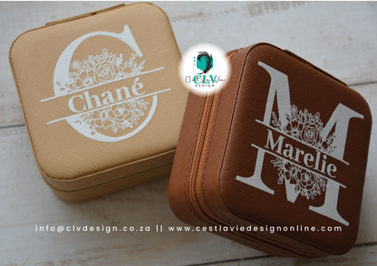 SMALL PU LEATHER JEWELLERY STORAGE BOX