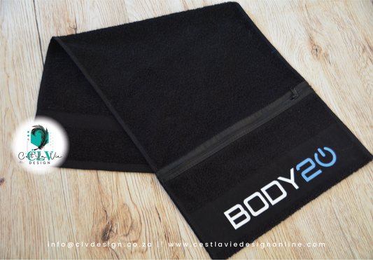 PRINTED SMALL SPORTS TOWEL