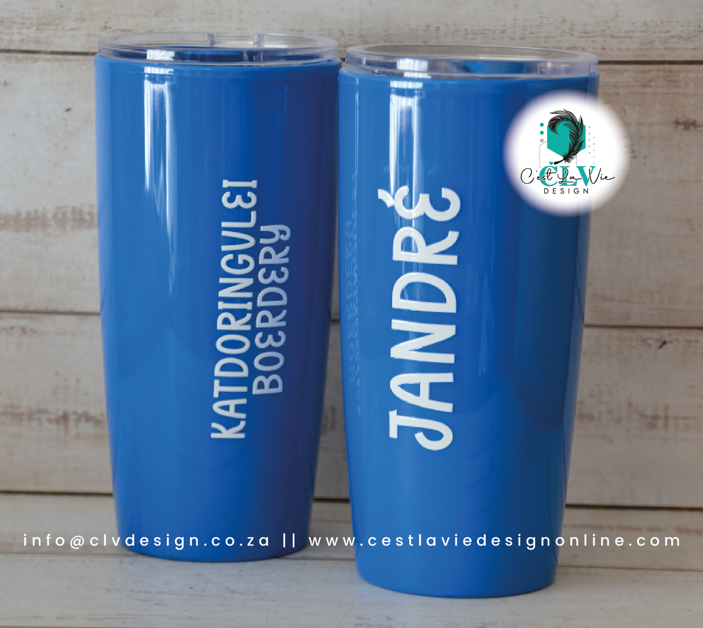 DOUBLE WALL (PLASTIC) TUMBLER - 600ML