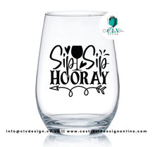Load image into Gallery viewer, 590ml STEMLESS GLASS TUMBLER