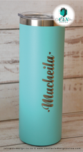 Load image into Gallery viewer, SKINNY STEEL STRAIGHT TUMBLER (ENGRAVED)