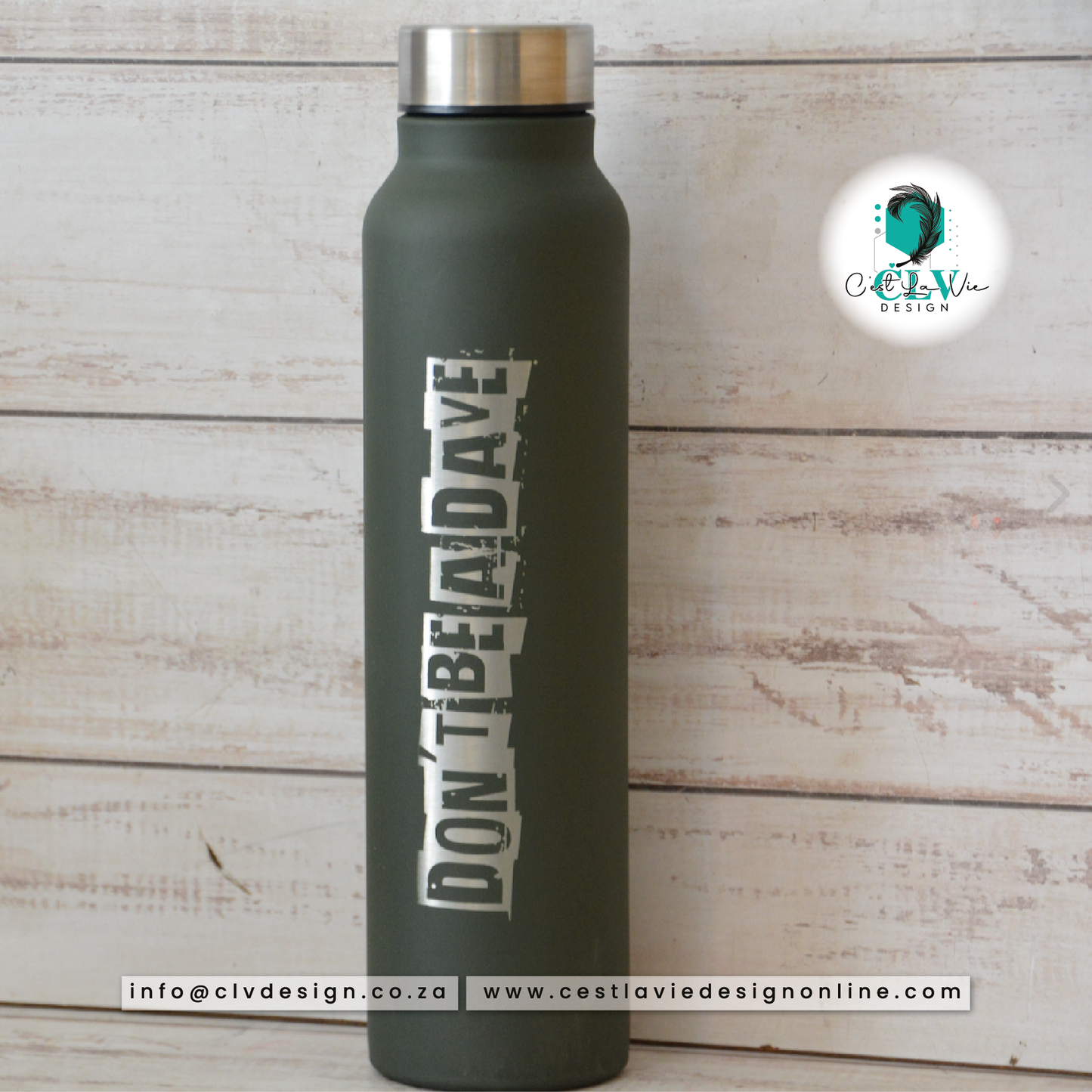 1L STEEL COATED BOTTLE (ENGRAVED)