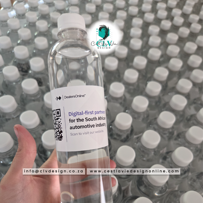 BRANDED BOTTLED WATER (MOQ 10 UNITS)