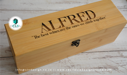 BAMBOO WINE BOX SET
