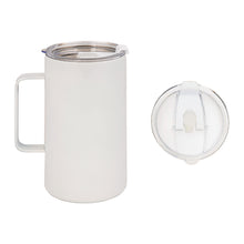 Load image into Gallery viewer, LARGE STEEL MUG WITH HANDLE