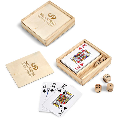 DICE AND CARD BOX SET