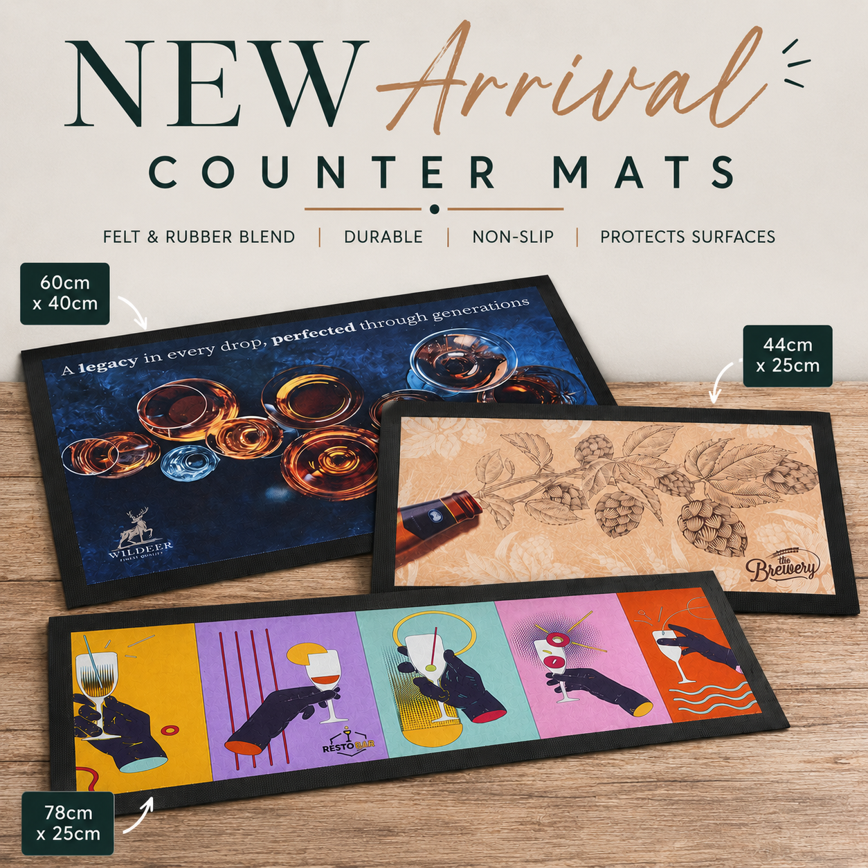 HEAVY DUTY COUNTER MATS
