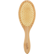 Load image into Gallery viewer, BAMBOO PADDLE BRUSH WITH ENGRAVING