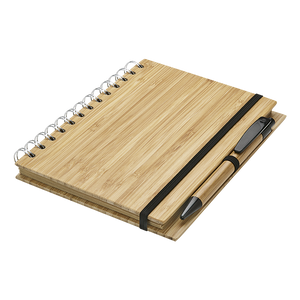BAMBOO NOTEBOOK AND PEN