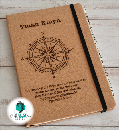 CORK NOTEBOOK WITH BELLY BAND