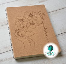 Load image into Gallery viewer, CORK NOTEBOOKS A5 SIZE - ENGRAVED