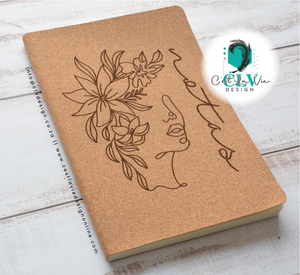 CORK NOTEBOOKS A5 SIZE - ENGRAVED