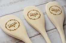 Load image into Gallery viewer, WOODEN SPOON WITH ENGRAVING