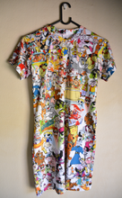 Load image into Gallery viewer, FULLY PRINTED FITTED T-SHIRT DRESS (ADULT)