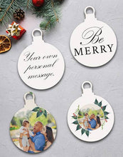 Load image into Gallery viewer, TREE DECOR: PRINTED ORNAMENTS/BAUBLE